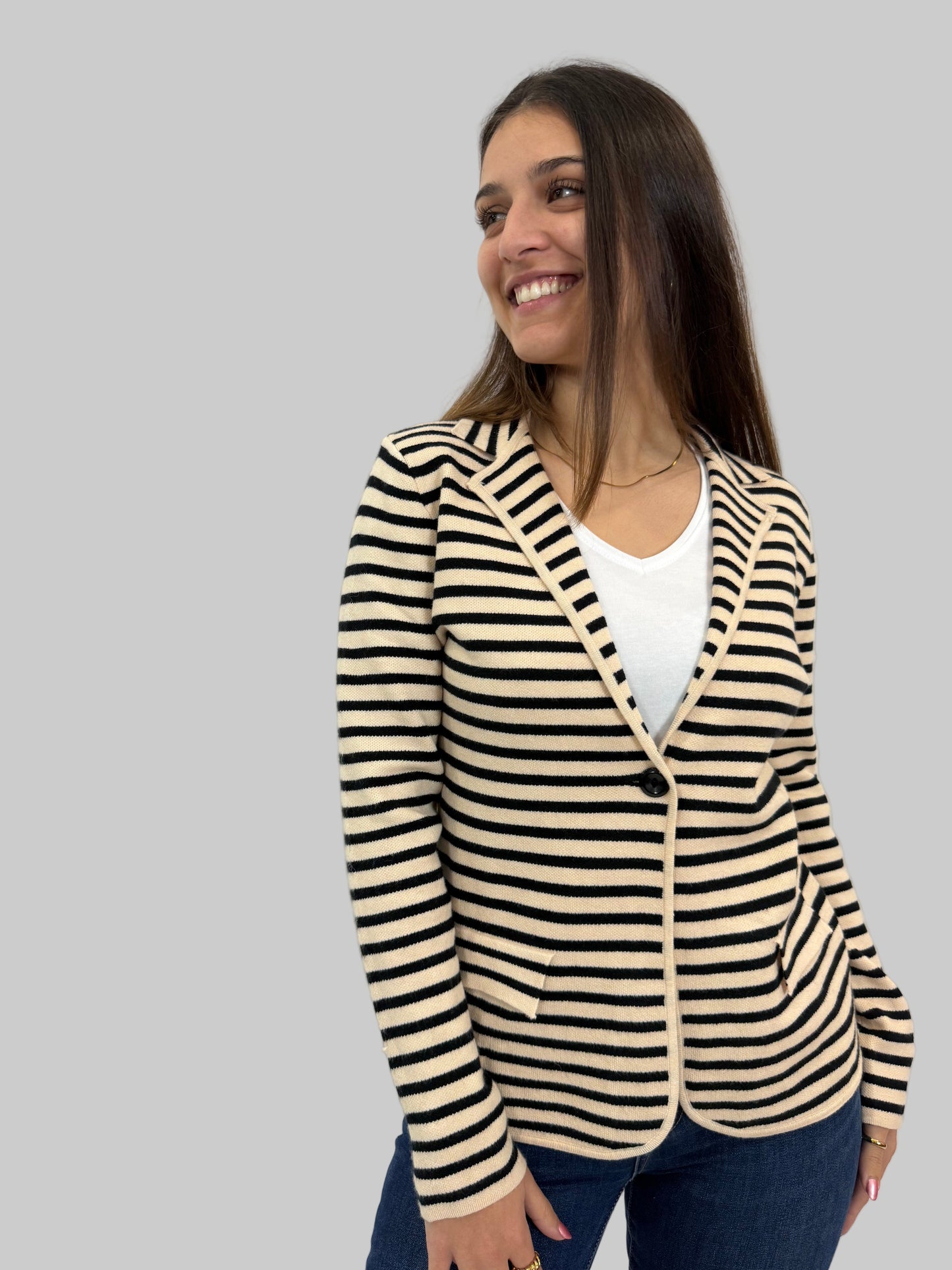Casaco tipo blazer