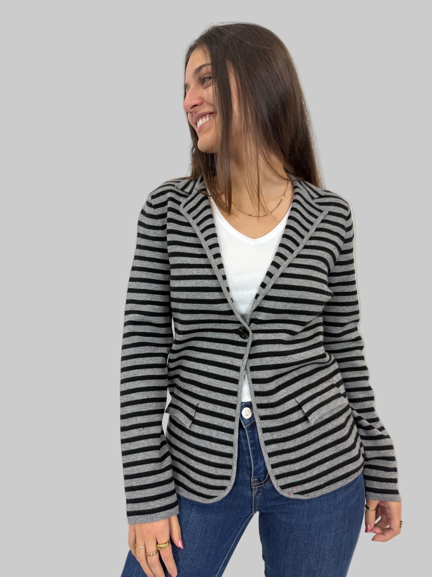 Casaco tipo blazer