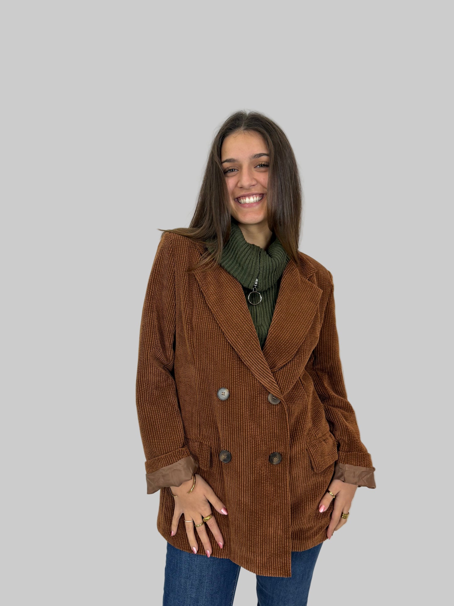 Blazer de bombazina