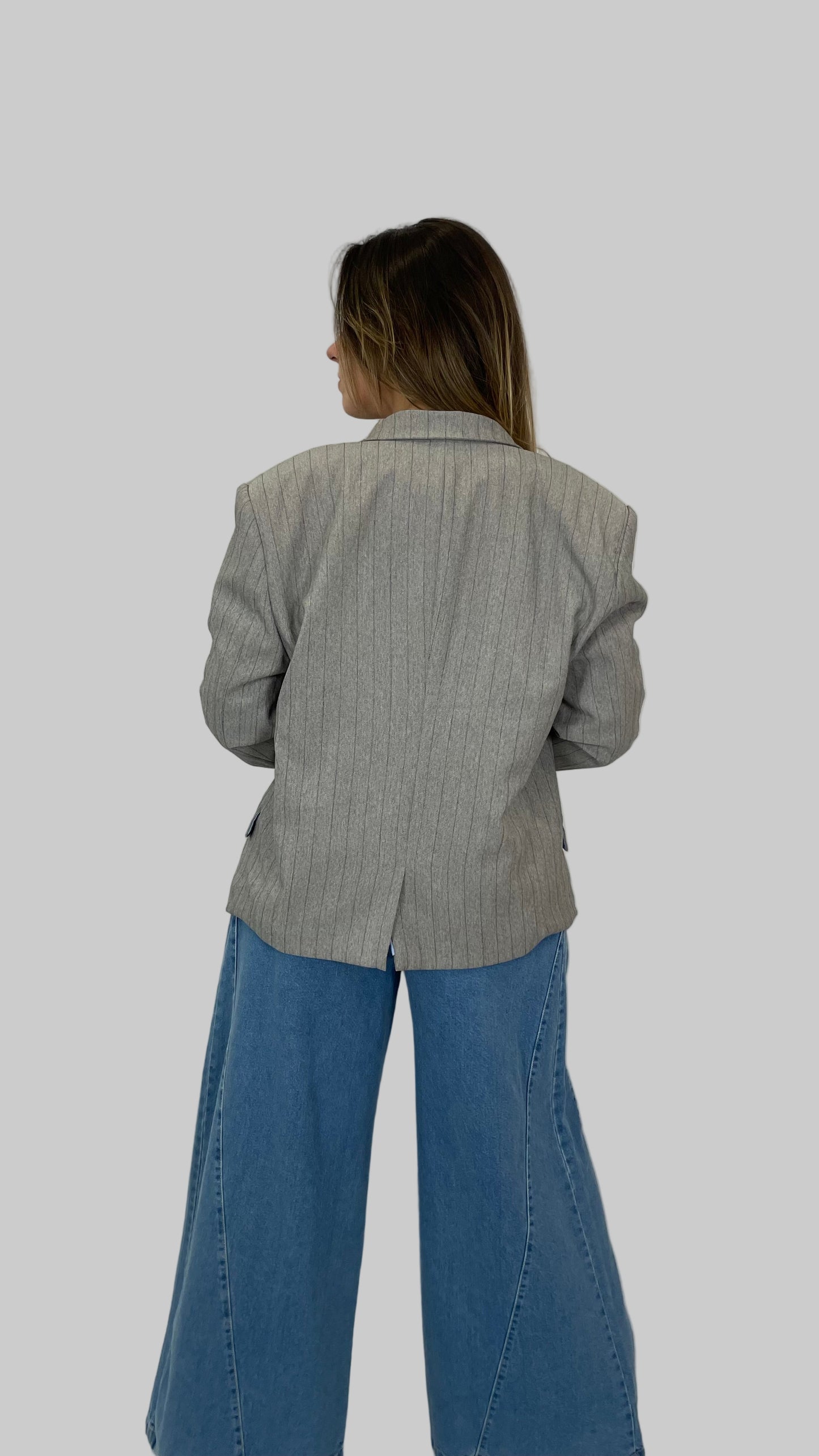 Blazer corte reto