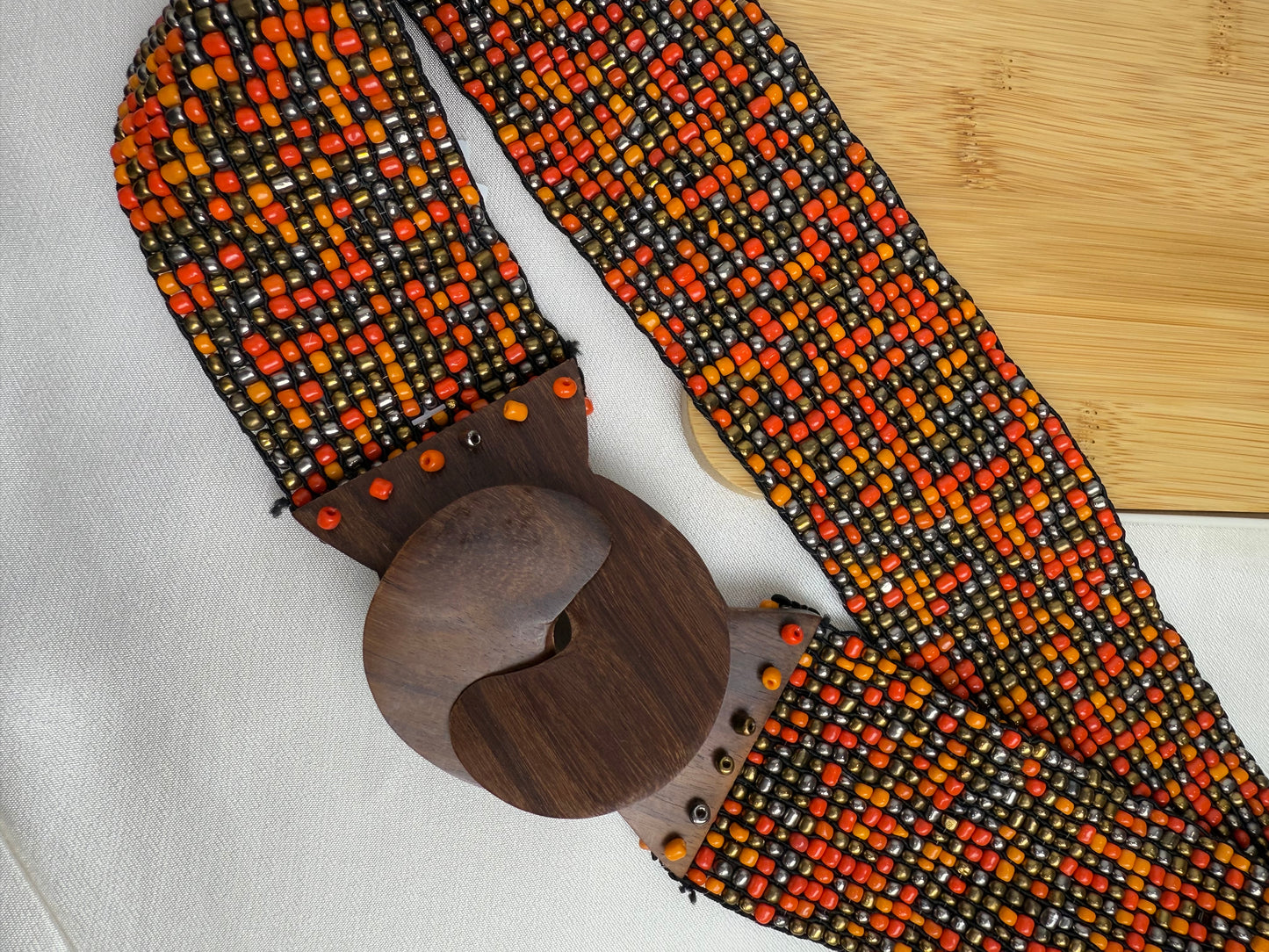 Cinto missangas elástico