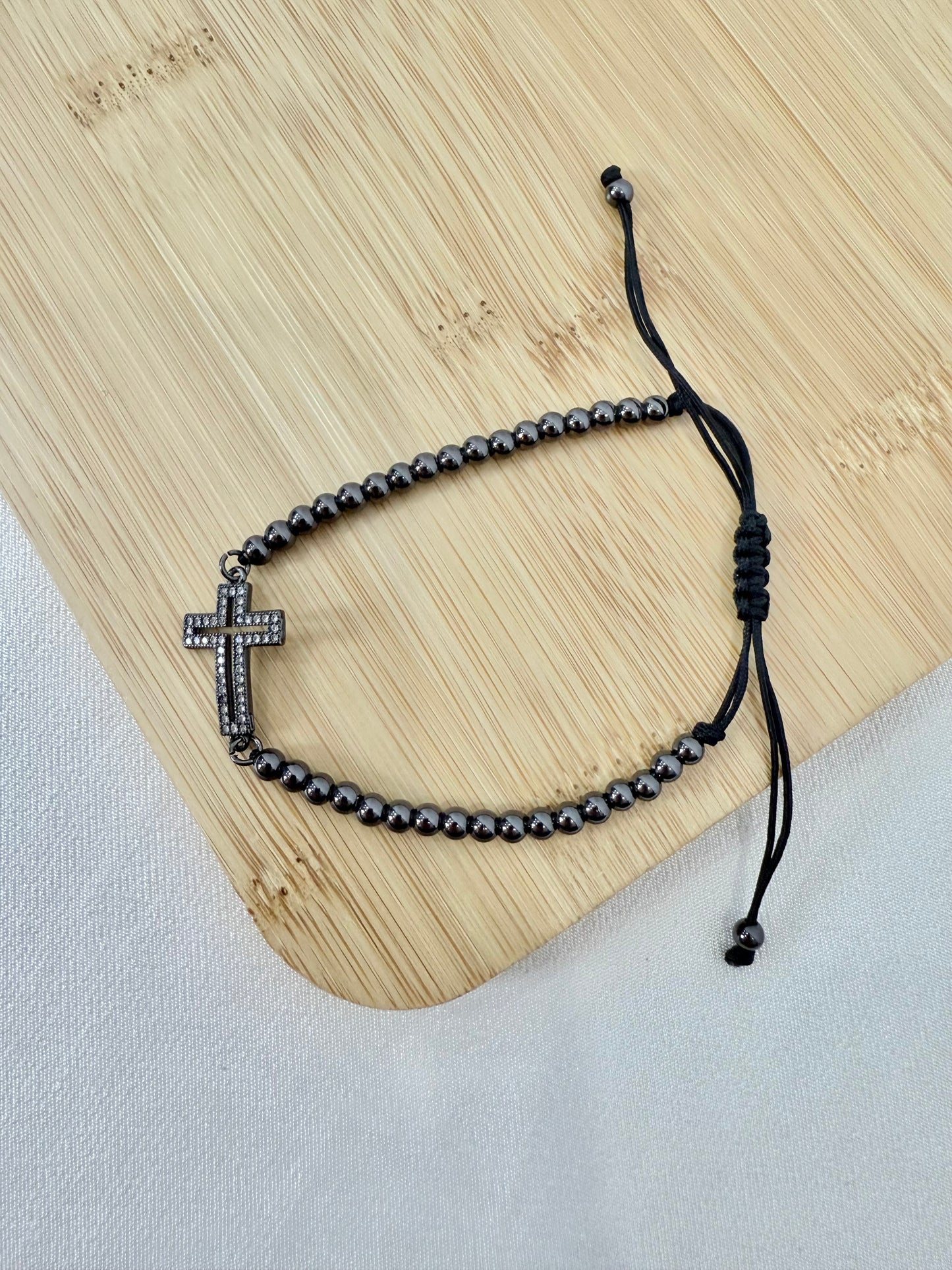 Pulseira com Pedras Ónix