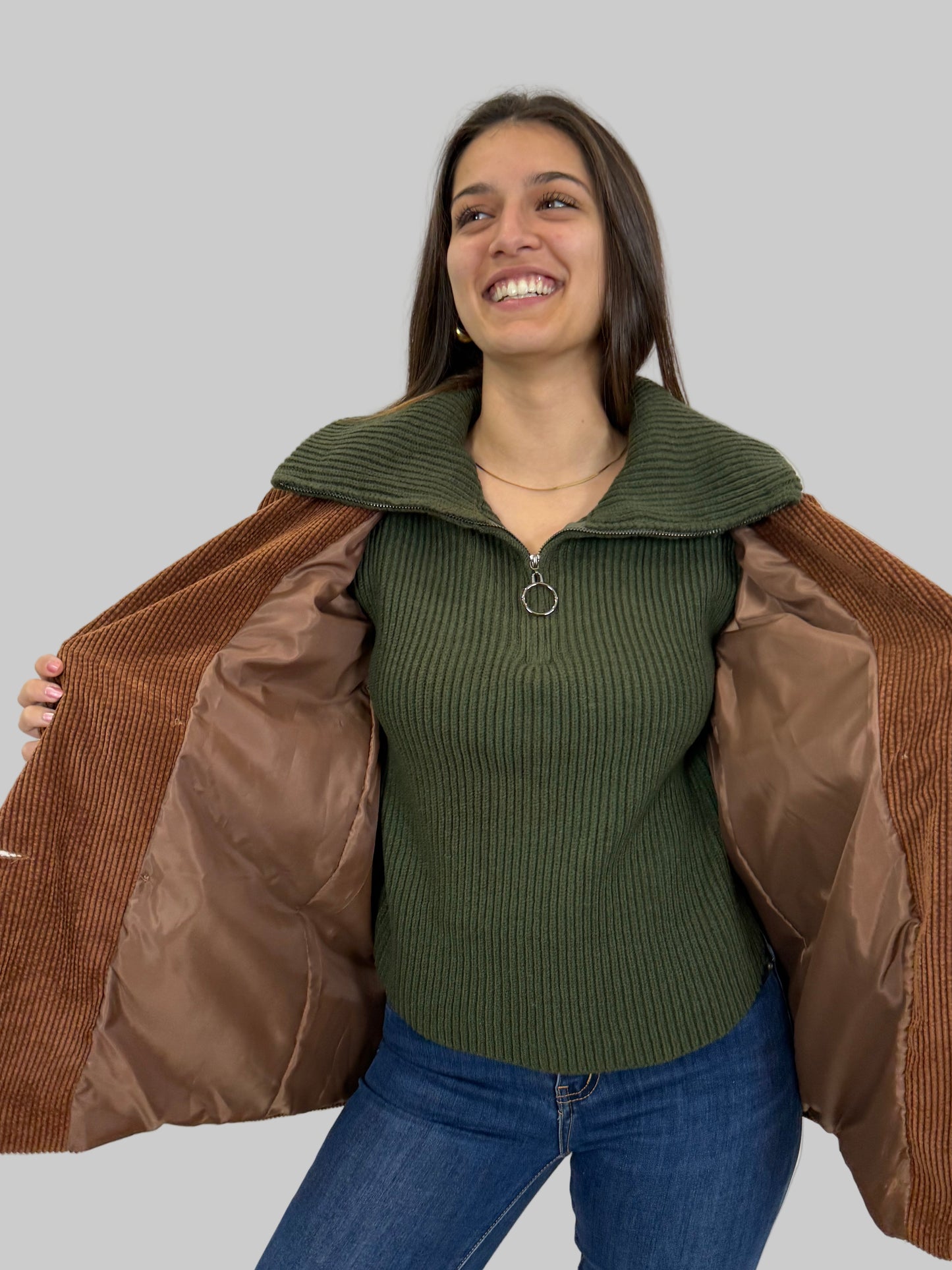 Blazer de bombazina