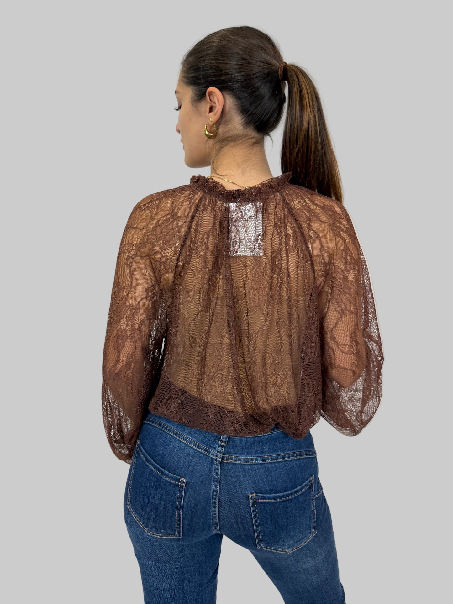 Blusa transparente