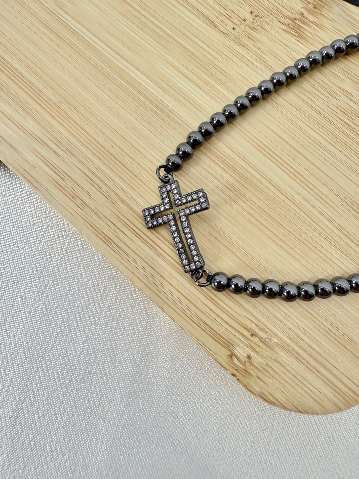 Pulseira com Pedras Ónix