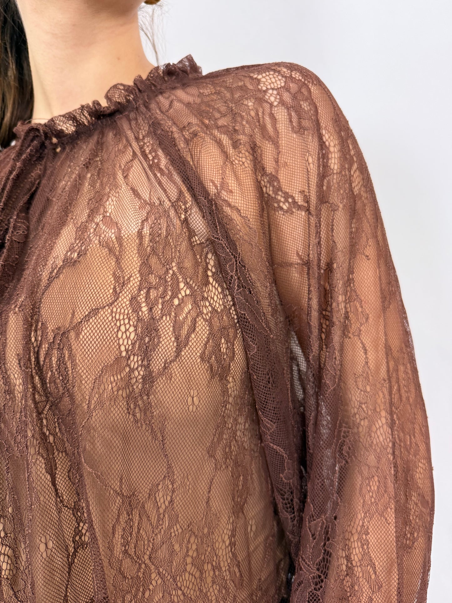 Blusa transparente