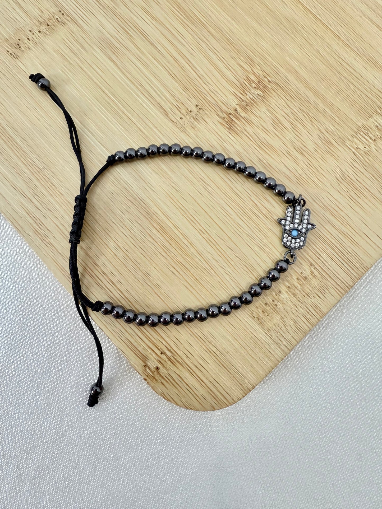 Pulseira com Pedras Ónix