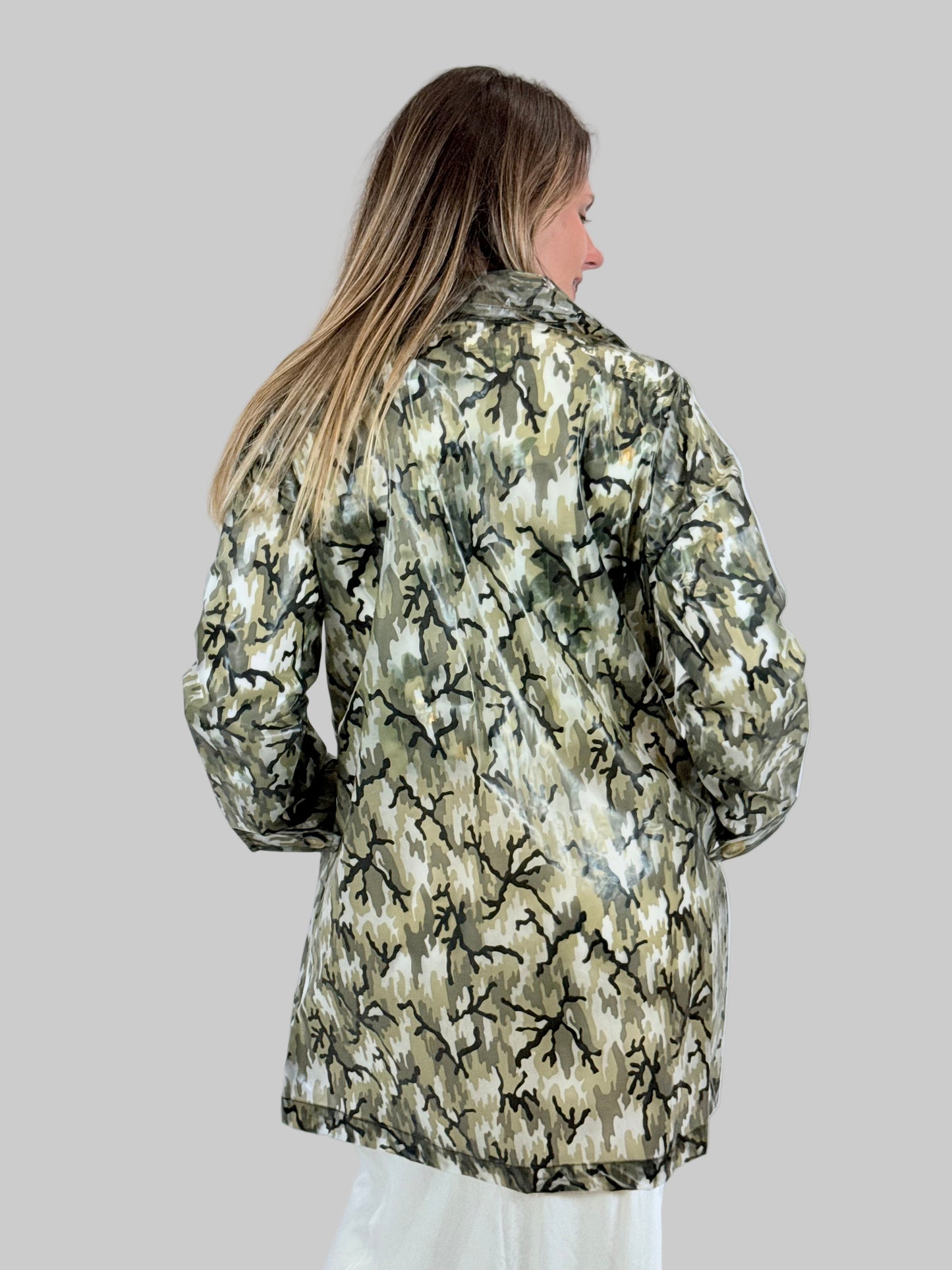 Capa para chuva camuflada