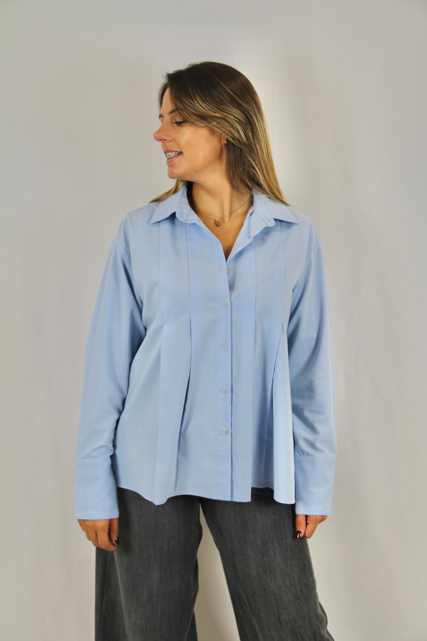 Camisa Larga c/ Pinças