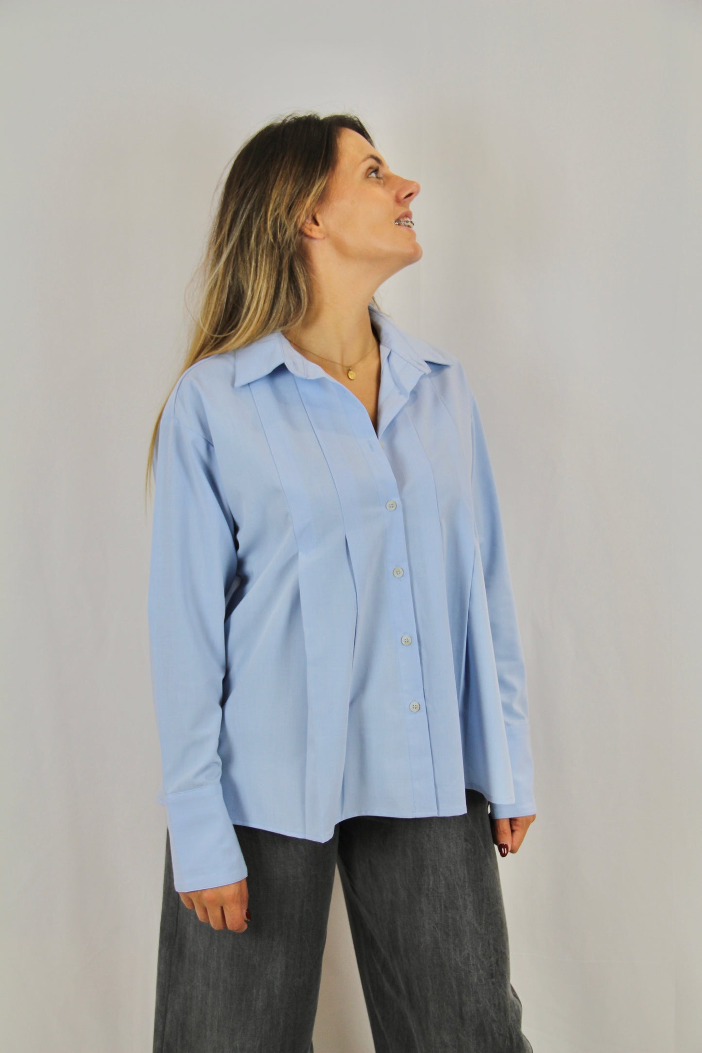 Camisa Larga c/ Pinças