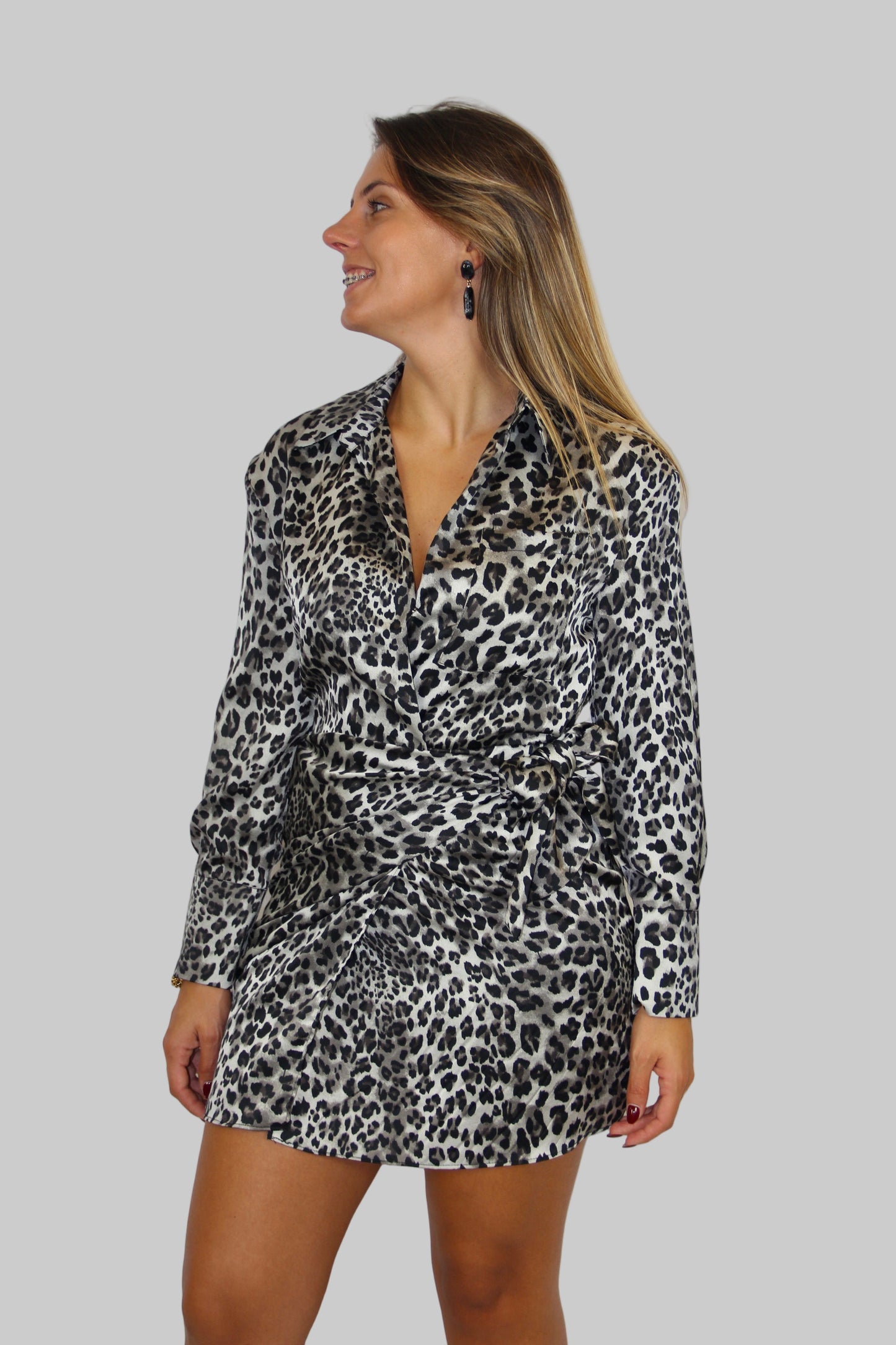 Vestido Curto Estampado