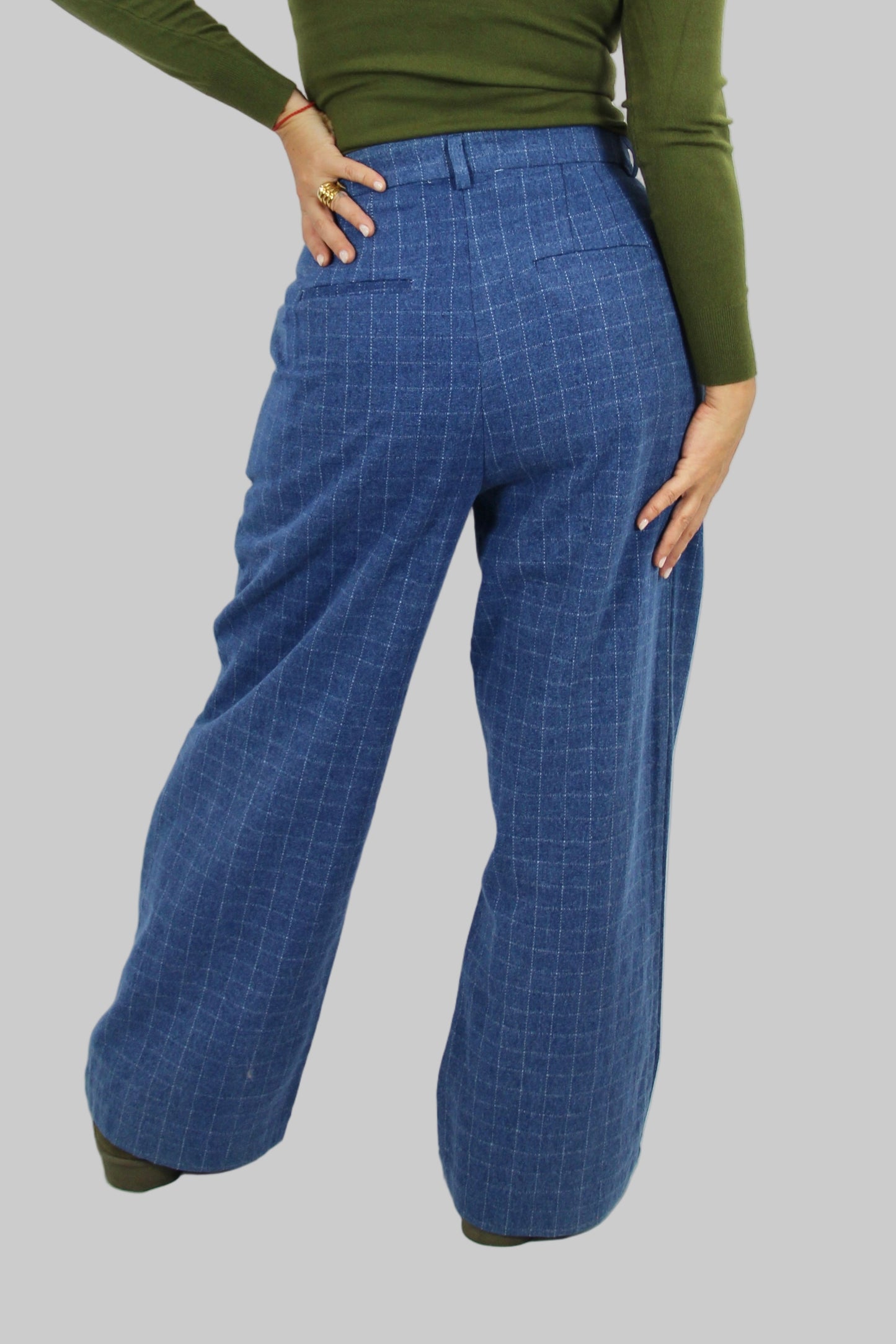 Jeans Straight Quadrados