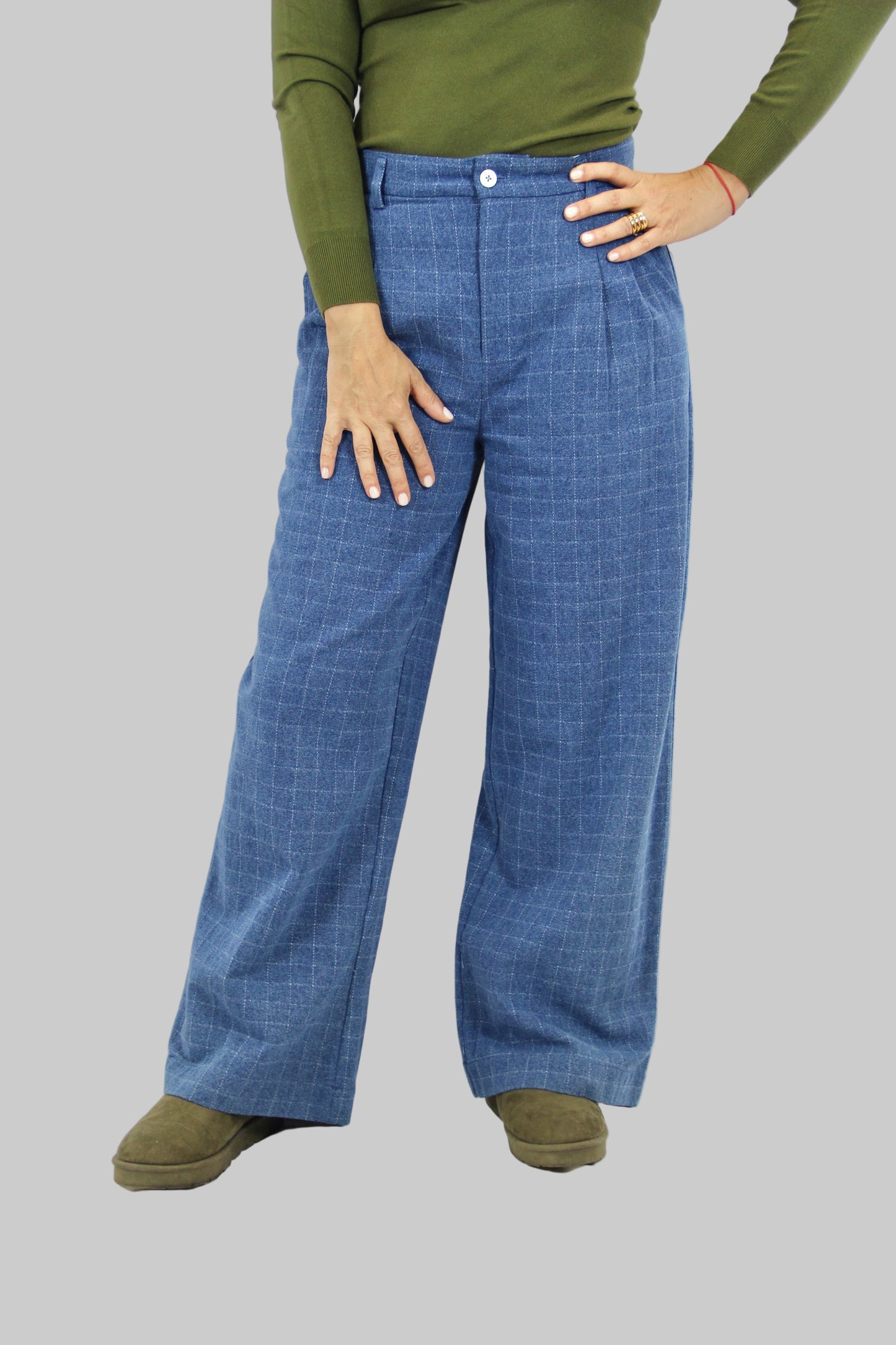 Jeans Straight Quadrados