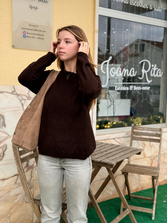 Camisola de lã de alpaca