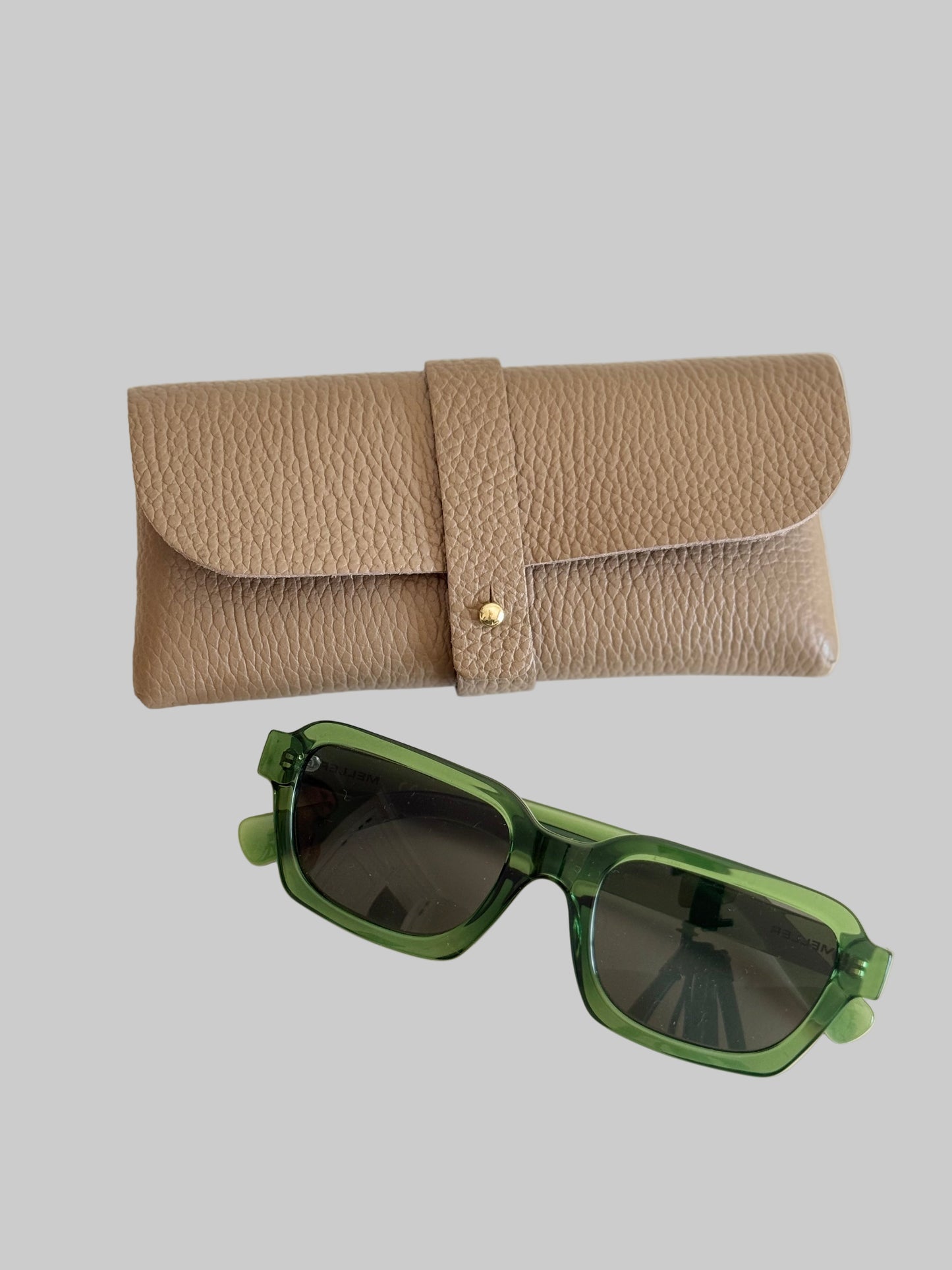 Caixa de óculos em pele