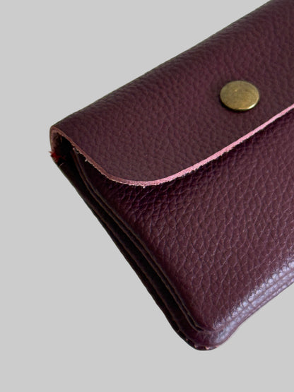 Carteira em pele pequena