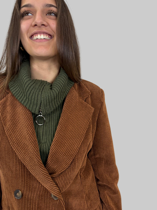 Blazer de bombazina