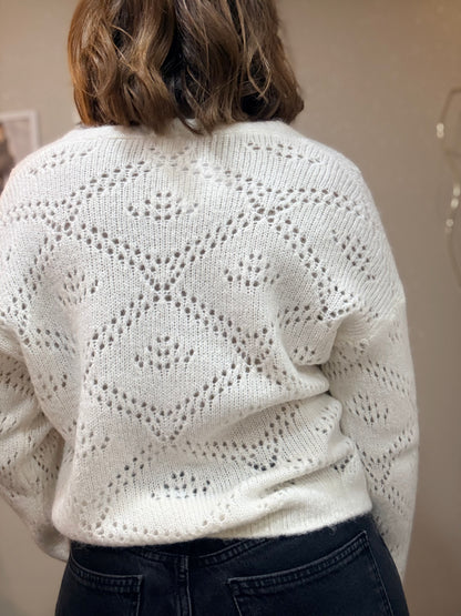 Cardigan Lã Alpaca
