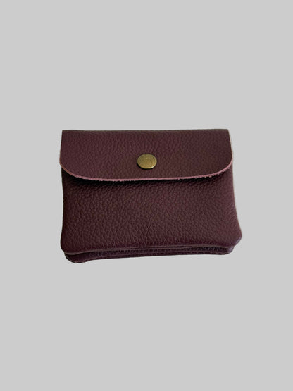 Carteira em pele pequena