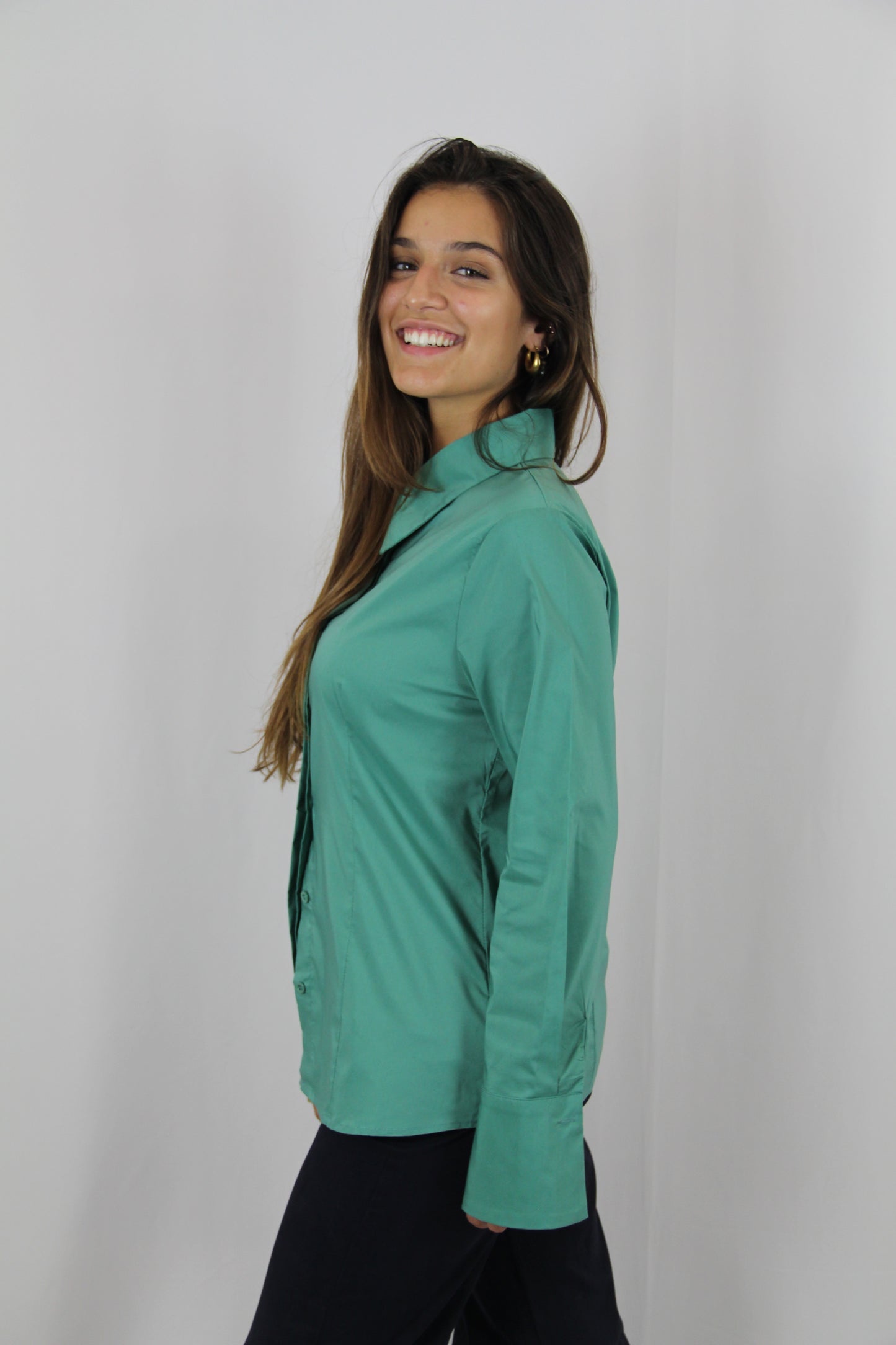Camisa em popelina
