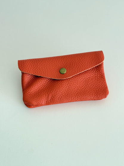 Carteira em pele grande