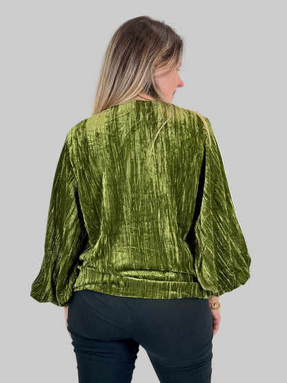 Casaco Veludo Lantejoulas