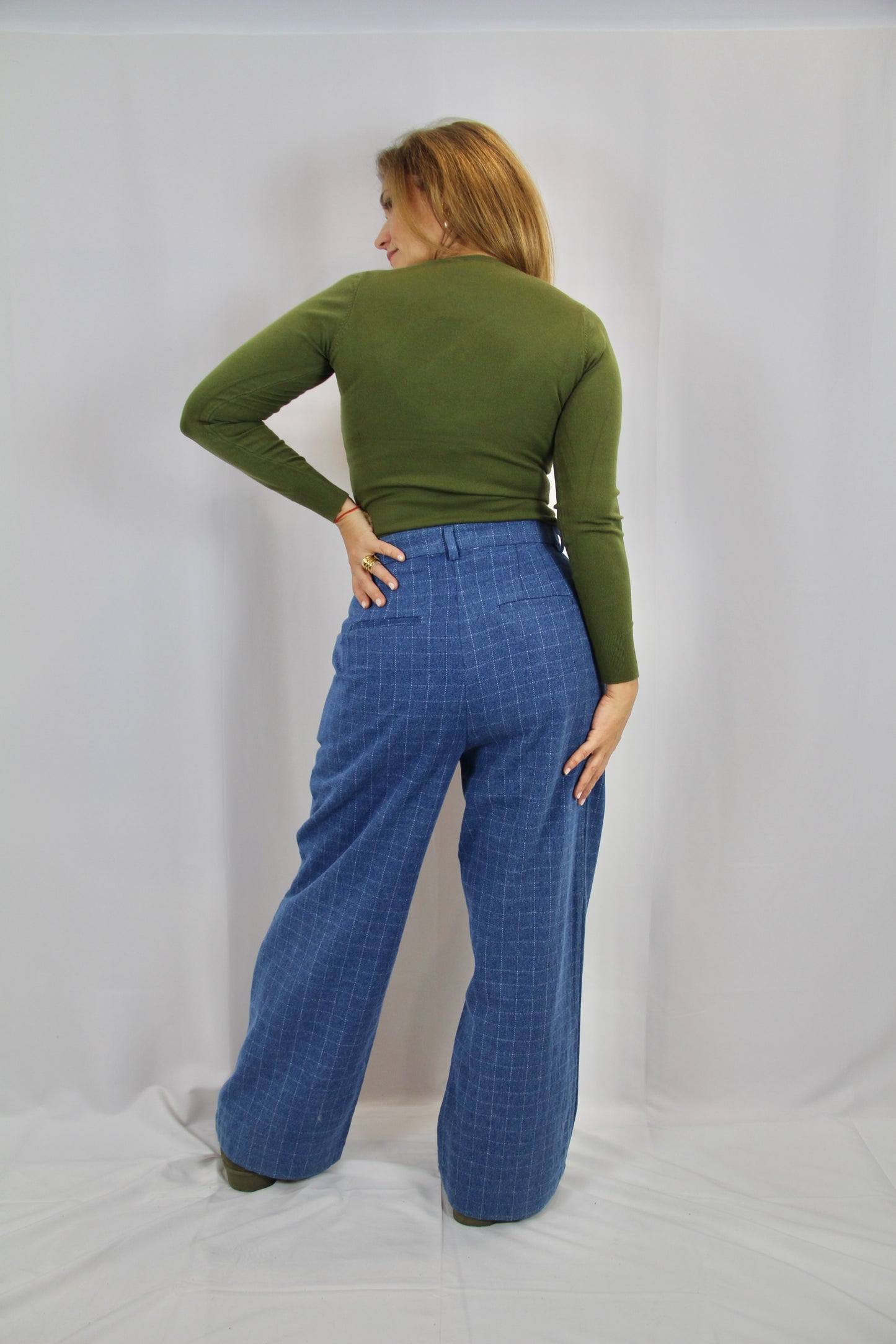 Jeans Straight Quadrados