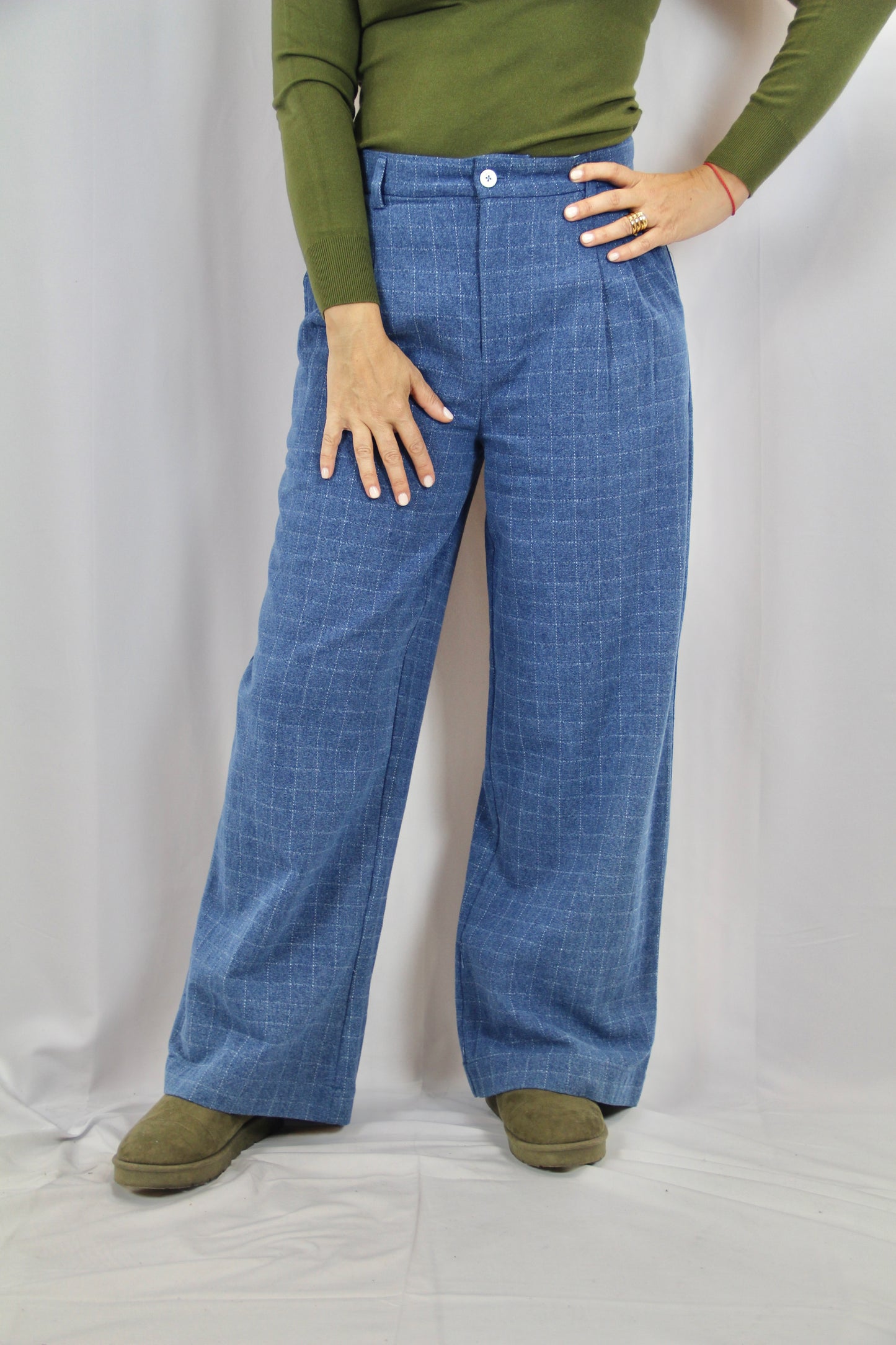 Jeans Straight Quadrados