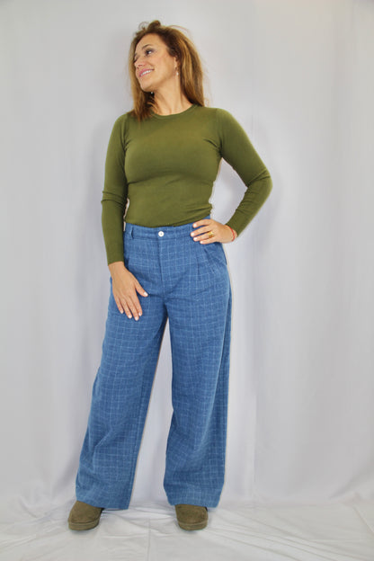 Jeans Straight Quadrados